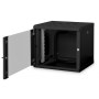 Digitus | Wall Mounting Cabinet | DN-19 09-U-SW | Black | IP protection class: IP20 - 3